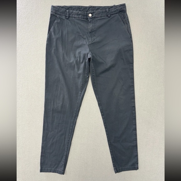 Lululemon Chino Pants Commission 34x32 Men’s Gray Khakis - Picture 1 of 8